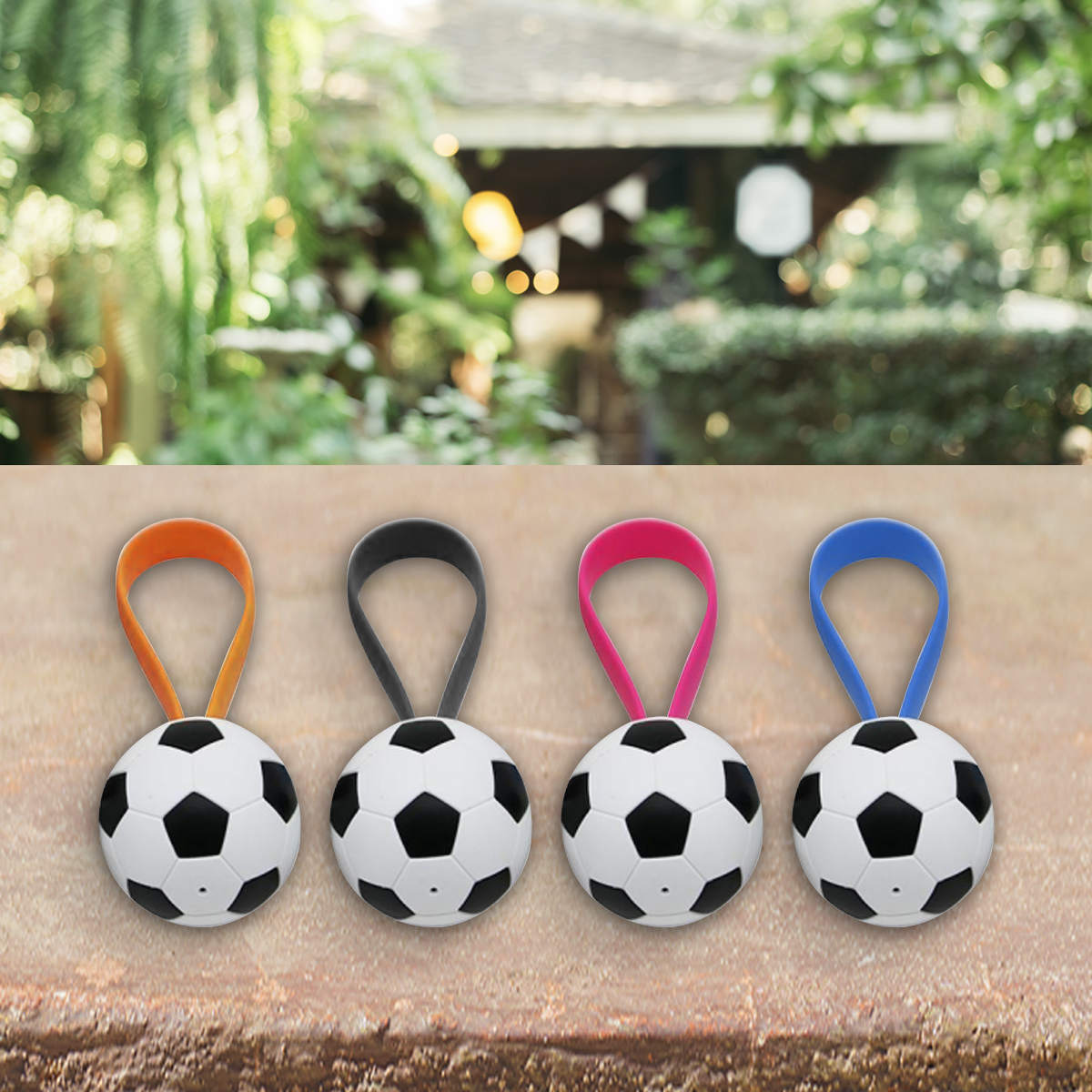 USB Charging Cable Football Keychain